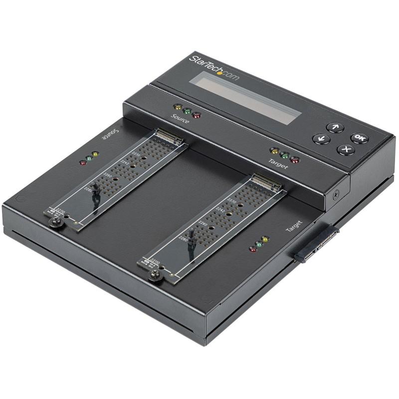 StarTech.com Duplicatore SSD/HDD M.2 SATA e Nvme - Clonatore/Eraser per dischi SSD PCIe AHCI Duplicator Cloner hard disk
