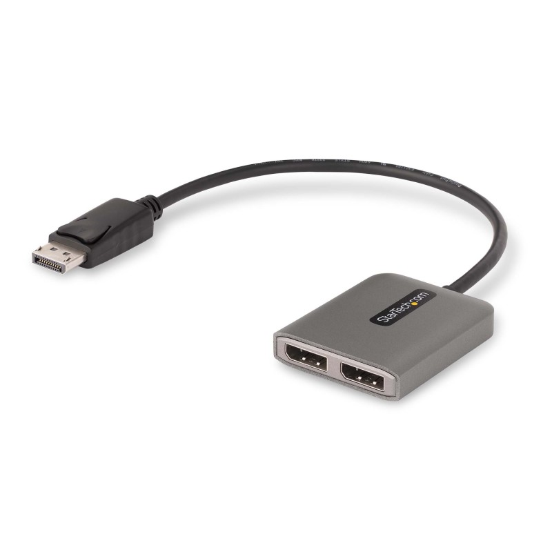 StarTech.com Hub MST DisplayPort a 2 Porte - Adattatore Multi-Monitor DP 1.4 2x 5K 60Hz SdoppiatoreSplitter Video per Doppio