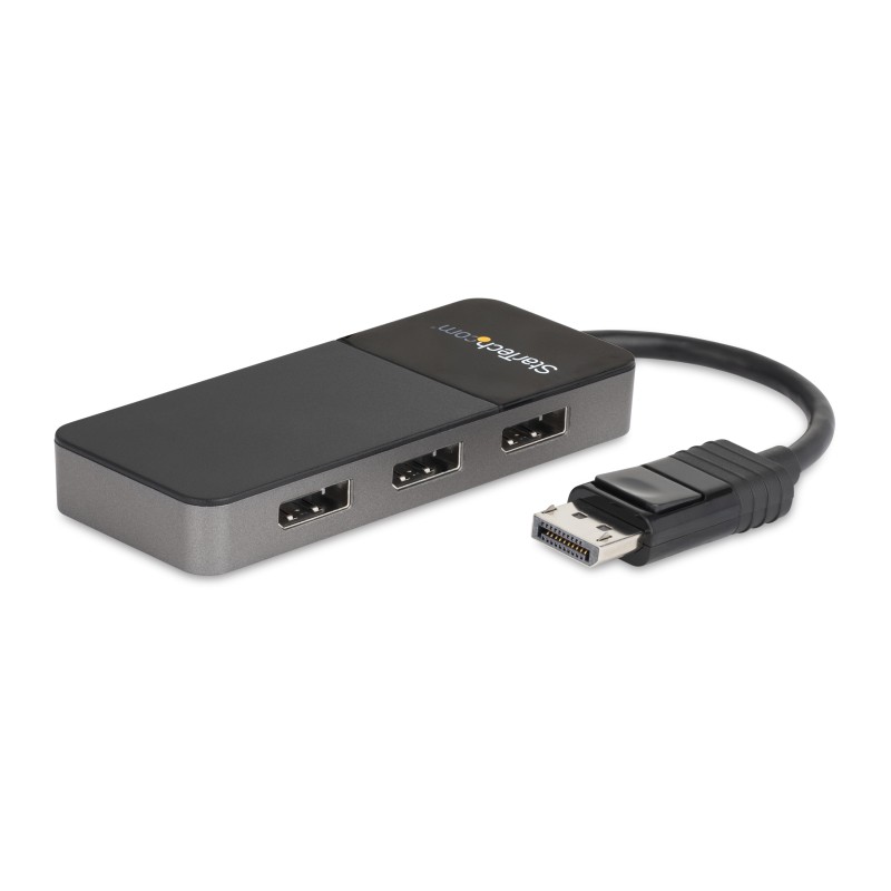 StarTech.com Hub MST DisplayPort a 3 Porte - Adattatore Multi-Monitor DP 1.4 SdoppiatoreSplitter Video 4K 30Hz per Triplo