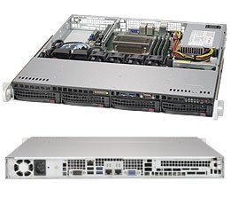 Supermicro SuperChassis 813MFTQC-350CB2 Supporto Nero 350 W