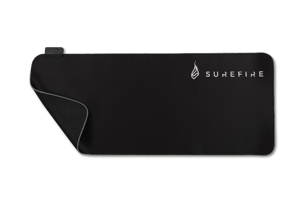 SureFire Silent Flight RGB-680 Tappetino Per Mouse Per Gioco Da Computer Nero