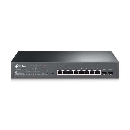 SWITCH 10P Gigabit TP-LINK SG2210MP con 8P PoE+ 2P SFP 802.3af SFP - Alim.150W PoE-Garanzia a vita