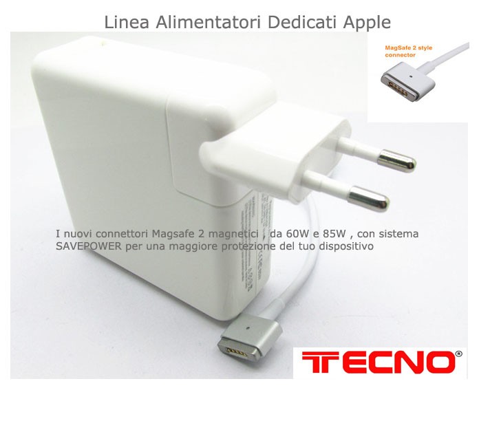 Tecno 53.146 adattatore e invertitore Interno 60 W Bianco
