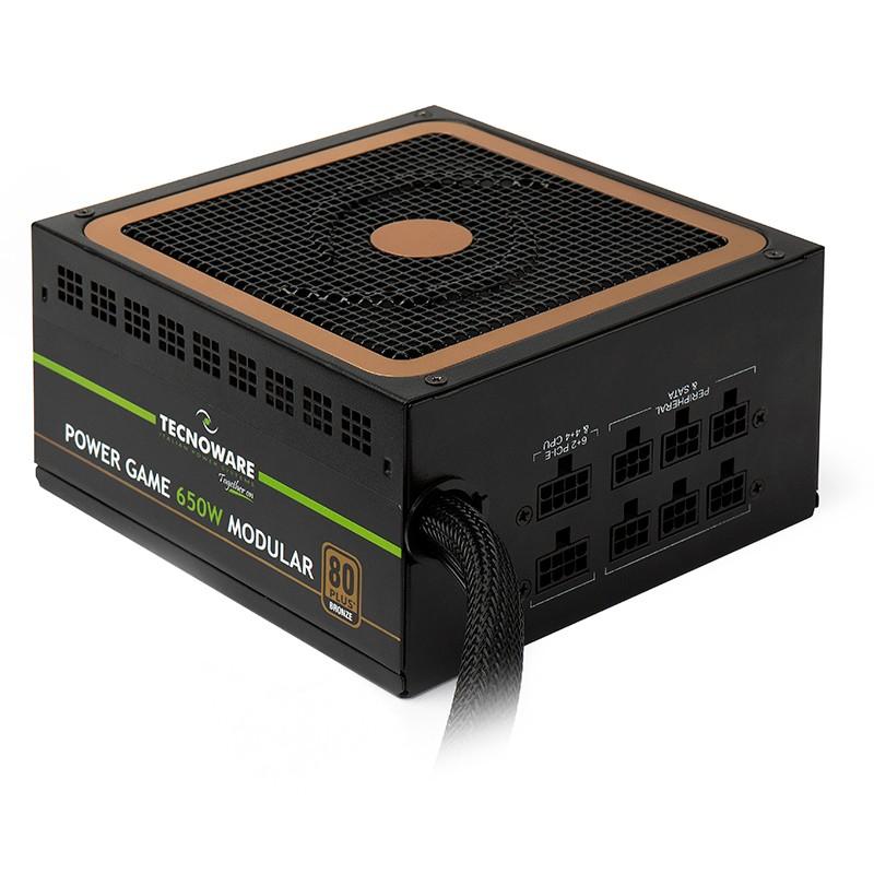 Tecnoware FAL650PGM alimentatore per computer 650 W 24-pin ATX Nero