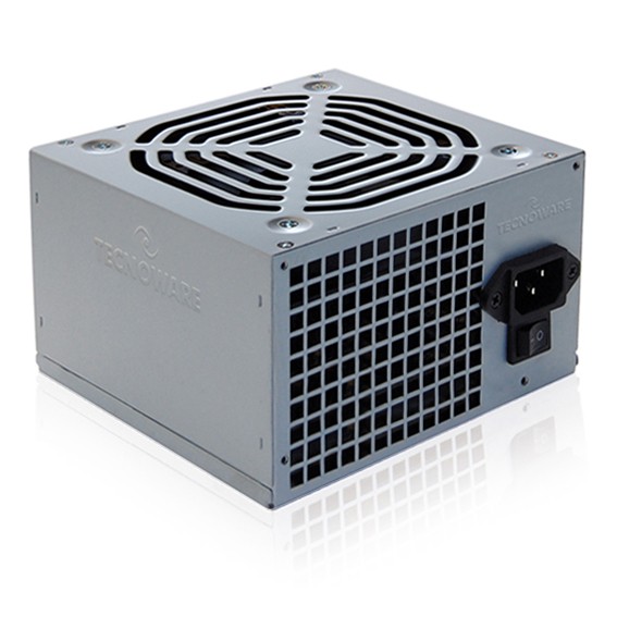 Tecnoware Free Silent alimentatore per computer 500 W 20+4 pin ATX Grigio