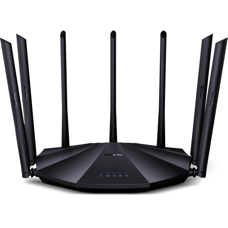 Tenda AC23 router wireless Gigabit Ethernet Dual-band (2.4 GHz/5 GHz) Nero