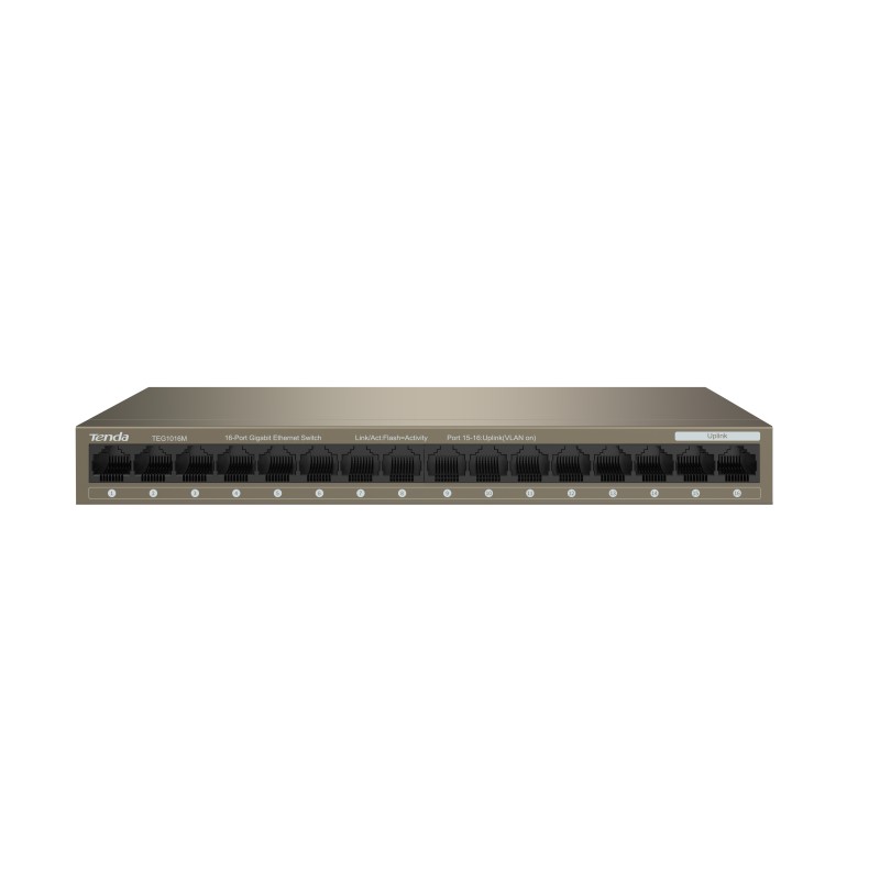 Tenda TEG1016M switch di rete Non gestito Gigabit Ethernet (10/100/1000)