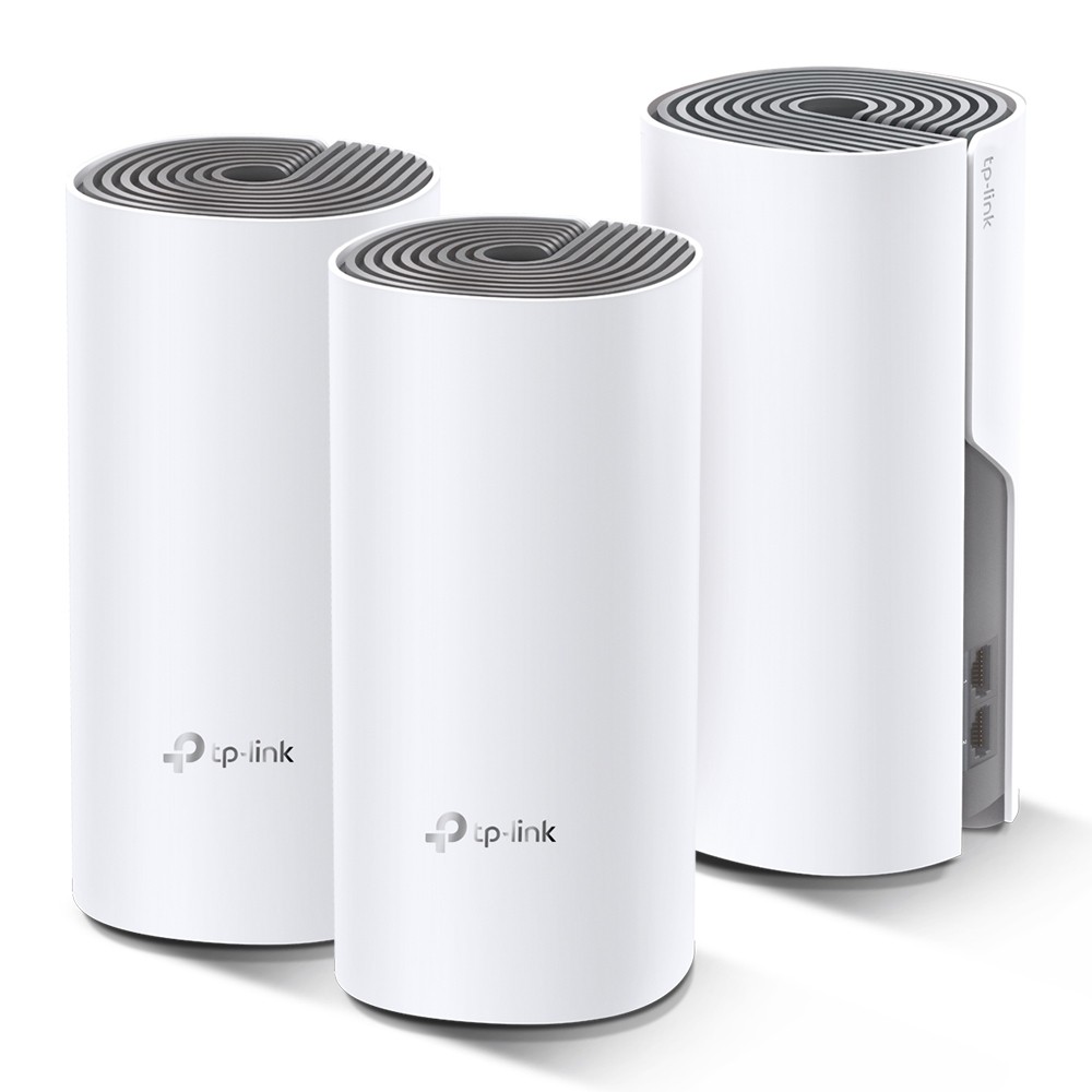 TP-Link Deco E4 (3-pack) Dual-band (2.4 GHz/5 GHz) Wi-Fi 5 (802.11ac) Bianco Grigio 2 Interno
