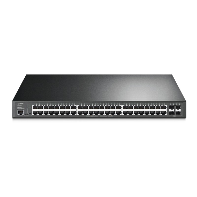 TP-Link JetStream TL-SG3452P switch di rete Gestito L2/L3 Gigabit Ethernet (10/100/1000) Supporto Power over (PoE) 1U Nero