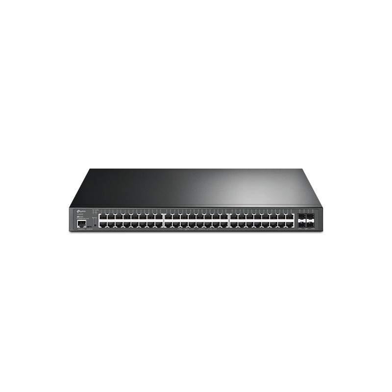 TP-Link JetStream TL-SG3452XP switch di rete Gestito L2+ Gigabit Ethernet (10/100/1000) Supporto Power over (PoE) 1U Nero