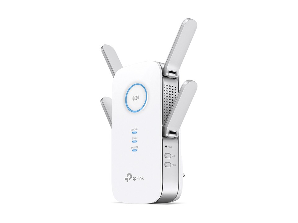 TP-Link RE650 moltiplicatore di rete Trasmettitore di rete Bianco 10 100 1000 Mbit/s