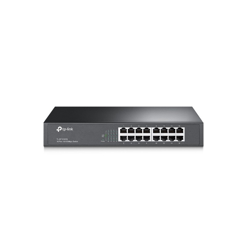 TP-Link TL-SF1016DS switch di rete Non gestito Fast Ethernet (10/100) 1U Nero