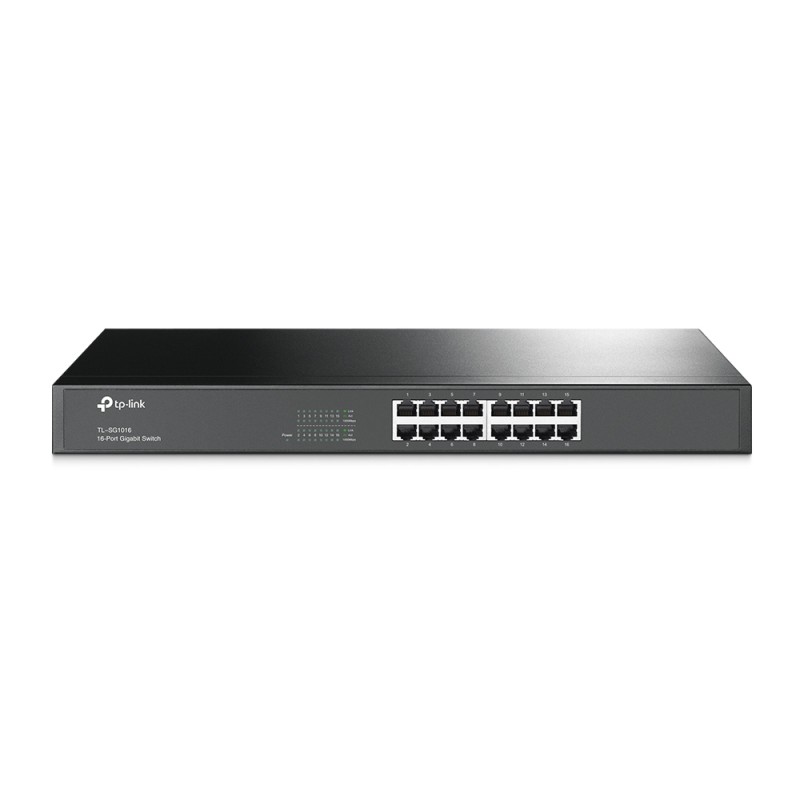 TP-Link TL-SG1016 switch di rete Non gestito Gigabit Ethernet (10/100/1000) 1U Nero