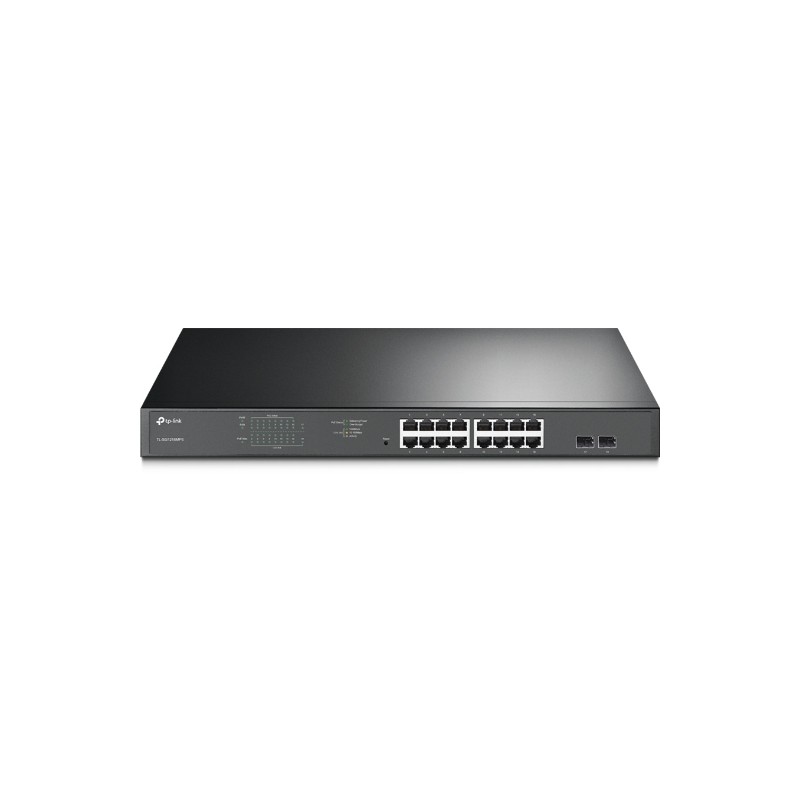TP-Link TL-SG1218MPE Gestito L2 Gigabit Ethernet (10/100/1000) Supporto Power over (PoE) 1U Nero