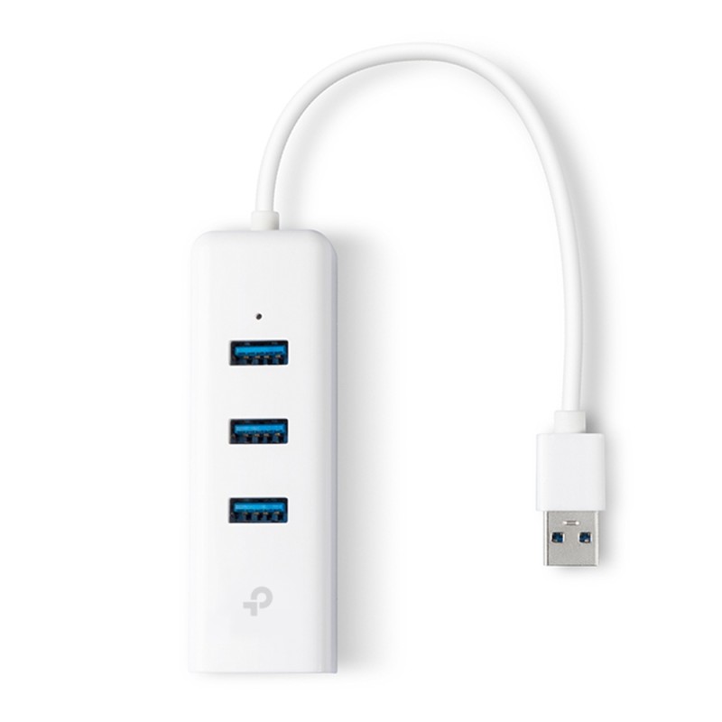 TP-Link UE330 replicatore di porte e docking station per laptop Cablato USB 3.2 Gen 1 (3.1 1) Type-A Bianco