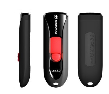 Transcend JetFlash 590 64GB unità flash USB tipo A 2.0 Nero