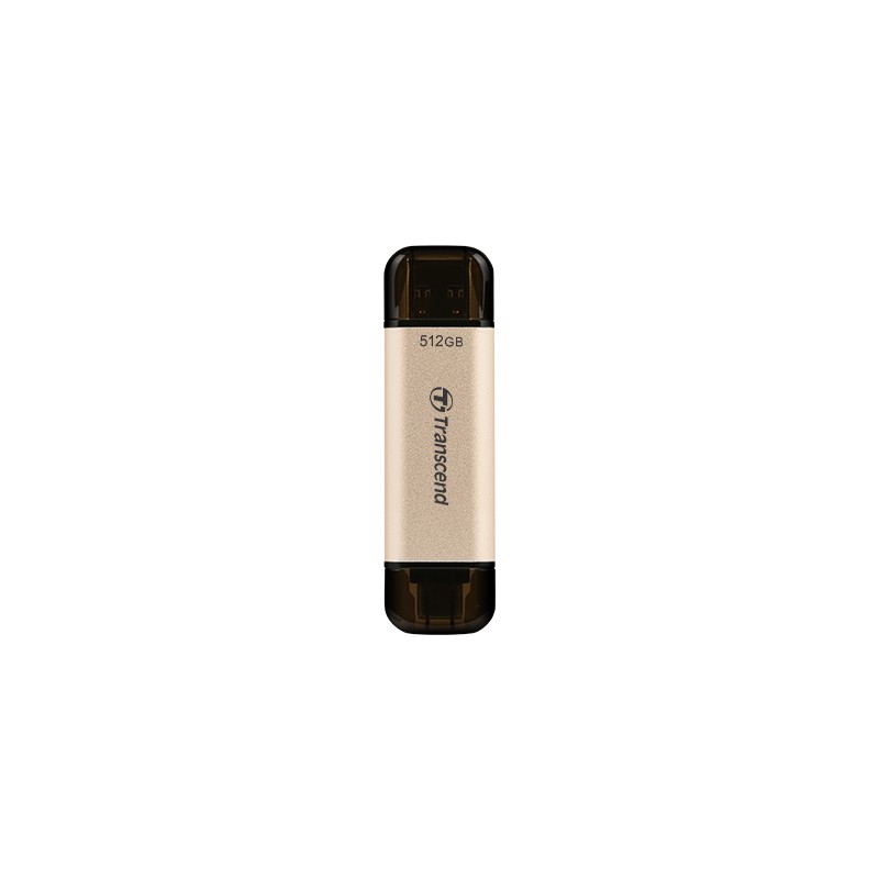 Transcend JetFlash 930C unità flash USB 512 GB Type-A / Type-C 3.2 Gen 1 (3.1 1) Oro