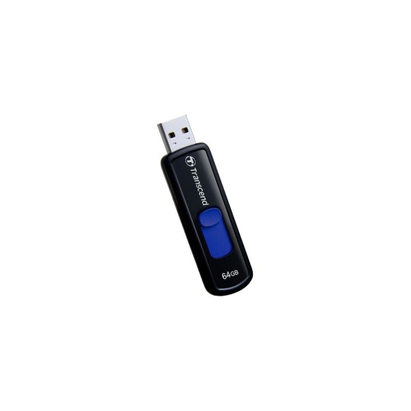 Transcend JetFlash elite 760. 64GB unità flash USB tipo A 3.2 Gen 1 (3.1 1) Nero Blu