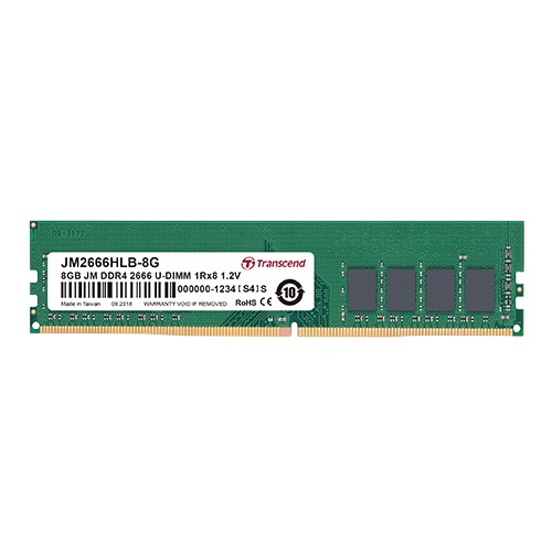 Transcend JetRam JM2666HLB-16G memoria 16 GB 2 x 8 DDR4 2666 MHz