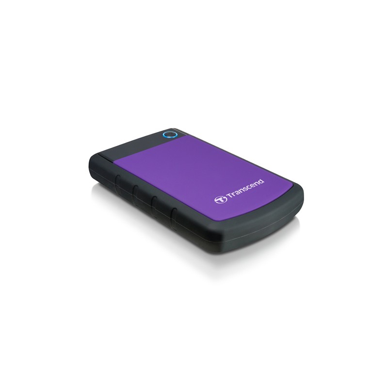 Transcend StoreJet 25H3P (USB 3.0) 2TB disco rigido esterno Nero Viola