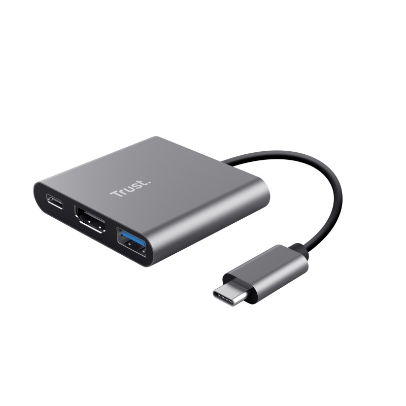 Trust Dalyx USB 3.2 Gen 1 (3.1 1) Type-C Alluminio Nero