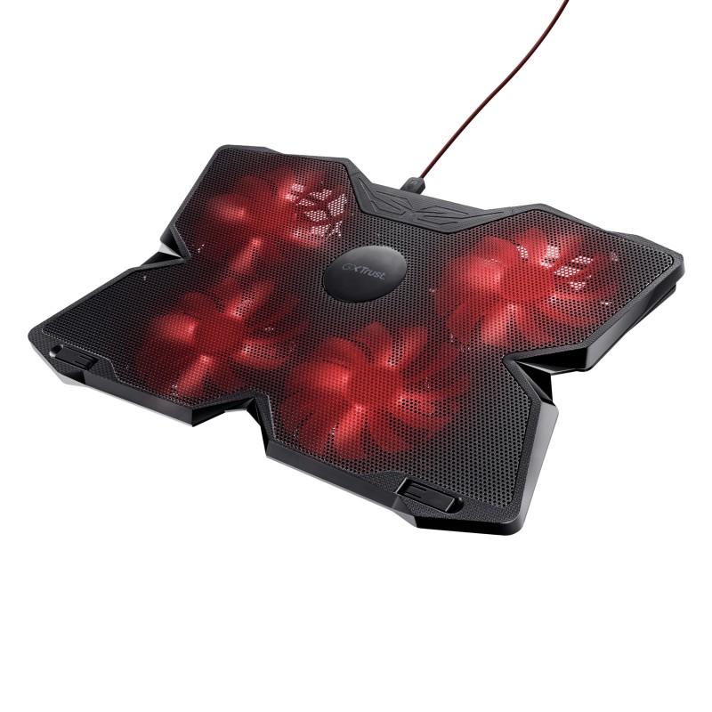 Trust GXT 278 base di raffreddamento per laptop 43.9 cm (17.3") Nero