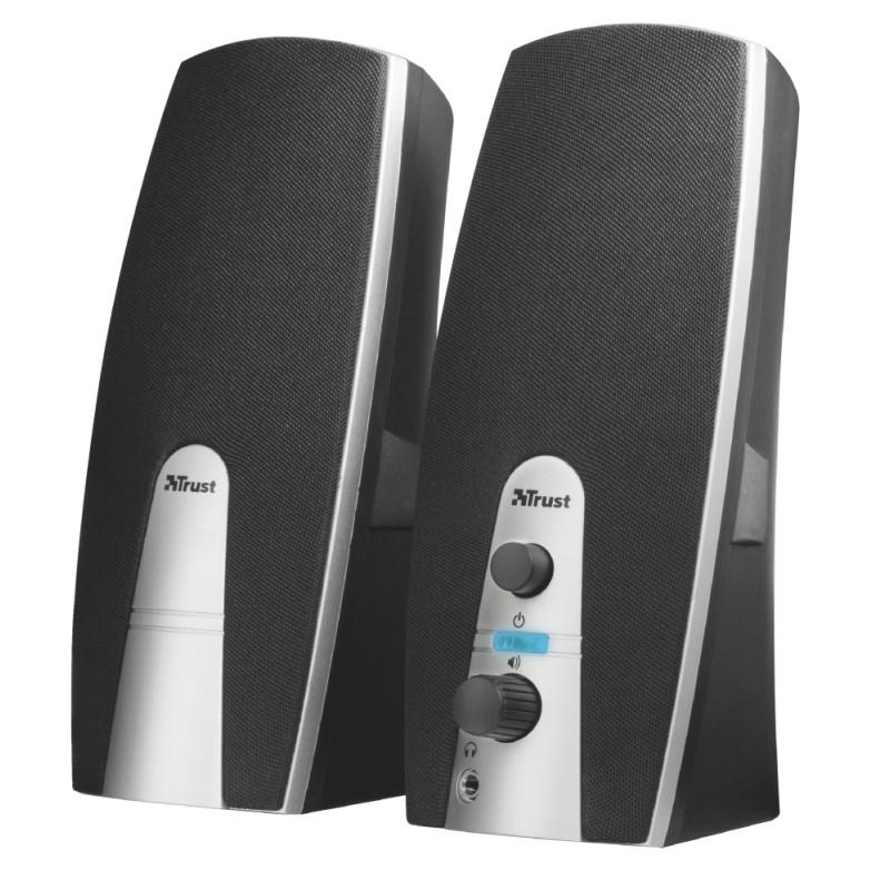 Trust MiLa 2.0 Speaker Set altoparlante Nero Argento Cablato 5 W