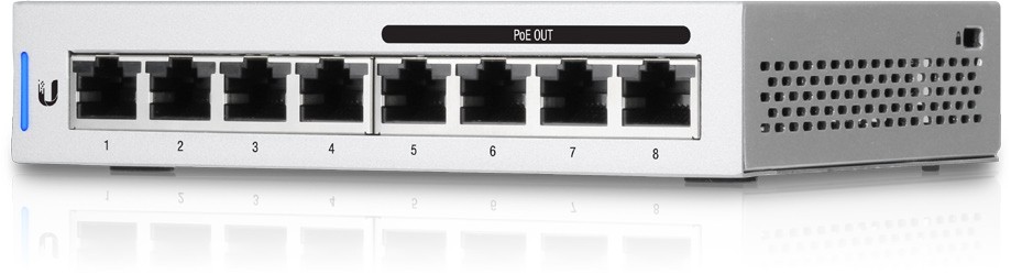 Ubiquiti UniFi US-8-60W Gestito L2 Gigabit Ethernet (10/100/1000) Supporto Power over Ethernet (PoE) Grigio