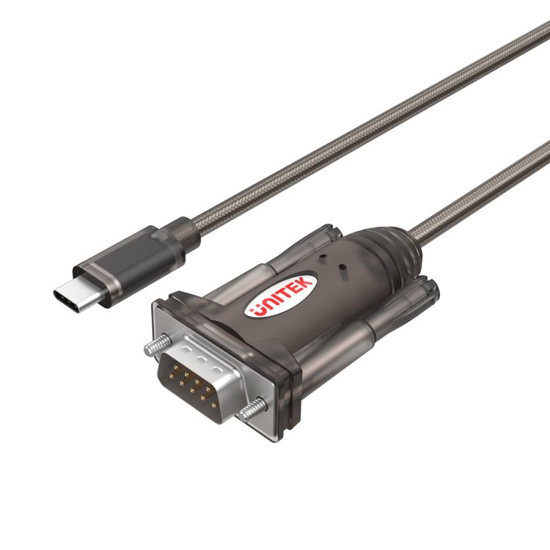 UNITEK Y-1105K cavo seriale Nero 1.5 m DB-9