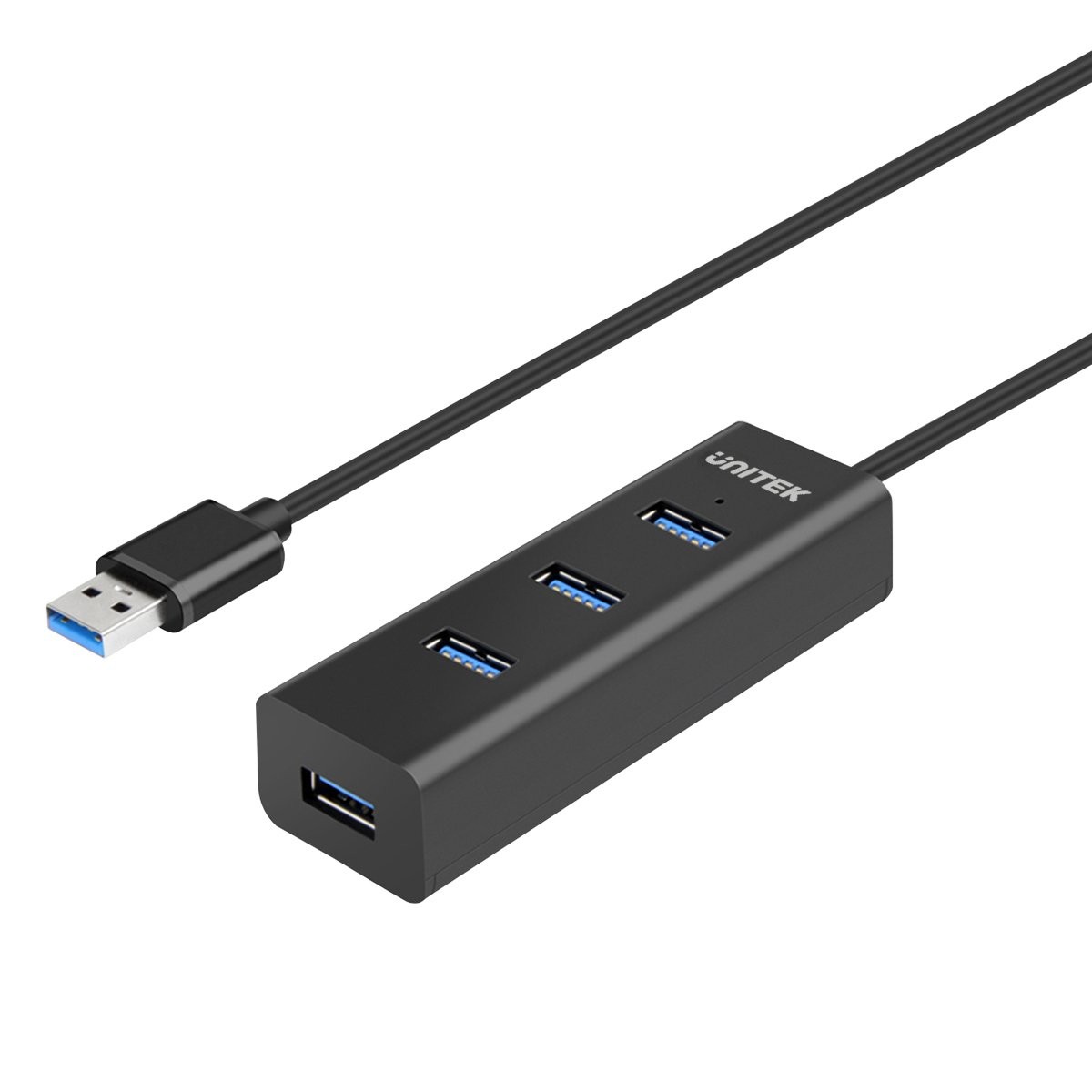 UNITEK Y-3089 hub di interfaccia USB 3.2 Gen 1 (3.1 1) Type-A 5000 Mbit/s Nero