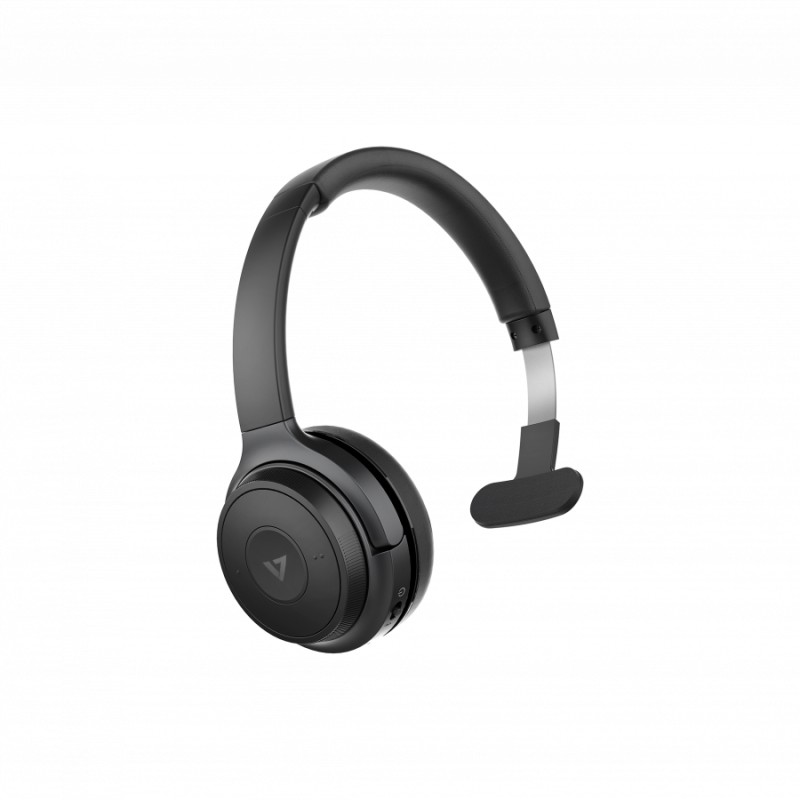 V7 HB605M cuffia e auricolare Wireless Portatile Ufficio USB tipo-C Bluetooth Nero Grigio