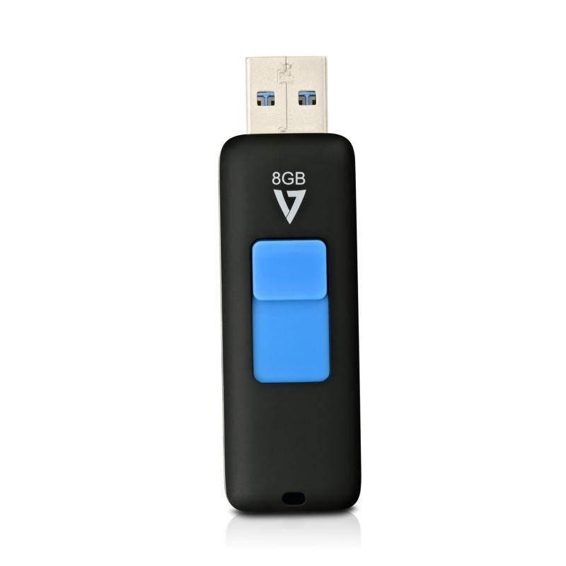 V7 VF38GAR-3E unità flash USB 8 GB tipo A 3.2 Gen 1 (3.1 1) Nero Blu