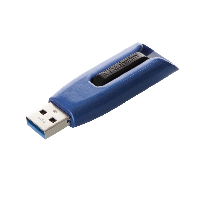 Verbatim V3 MAX - Memoria USB 3.0 da 64 GB Blu