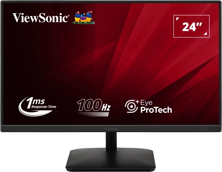 Viewsonic VA2408-MHDB Monitor PC 61 cm (24") 1920 x 1080 Pixel Full HD LED Nero