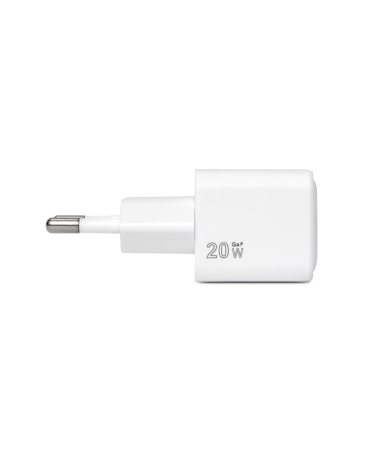 VULTECH CARICATORE ADATTATORE UNIVERSALE 1 PORTA TYPE-C PD20 QC 3.0 20W BIANCO