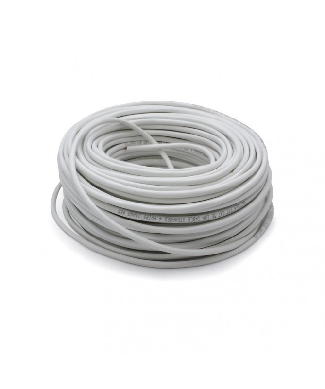 Vultech SC13502-100 cavo di rete Bianco 100 m Cat6 U/UTP (UTP)