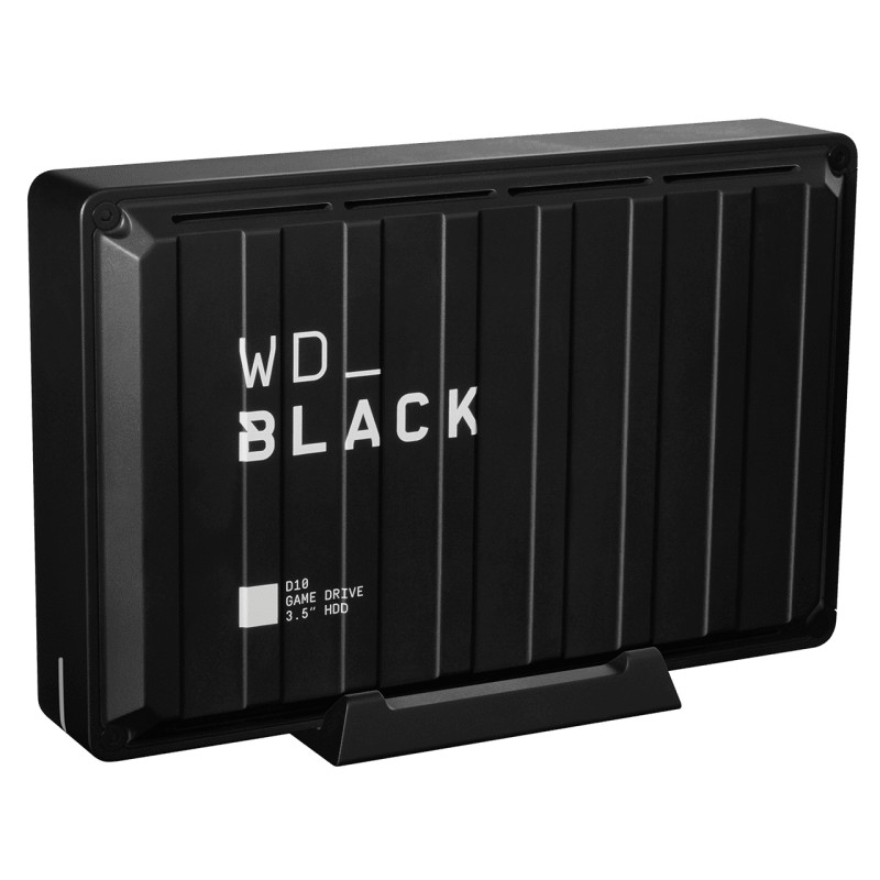 Western Digital D10 disco rigido esterno 8 TB Nero Bianco