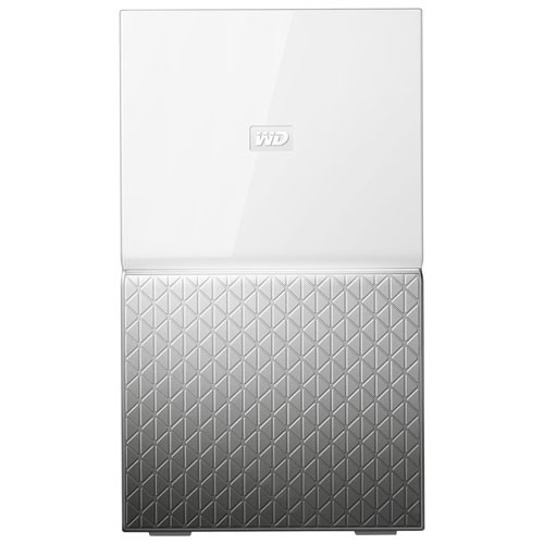 Western Digital MY CLOUD HOME Duo dispositivo di archiviazione cloud personale 6 TB Collegamento ethernet LAN Argento Bianco