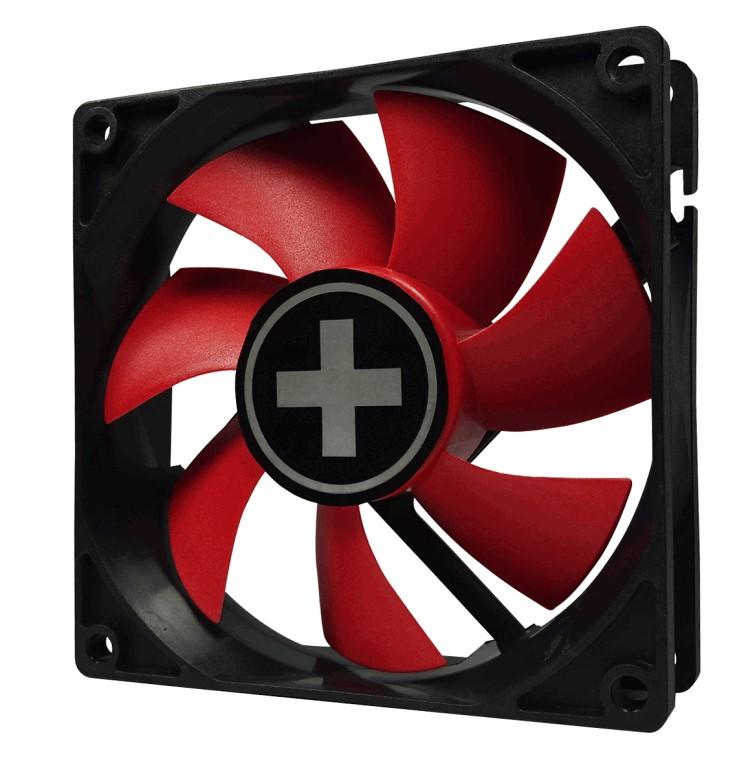 Xilence XPF120.R Case per computer Ventilatore 12 cm Nero Rosso