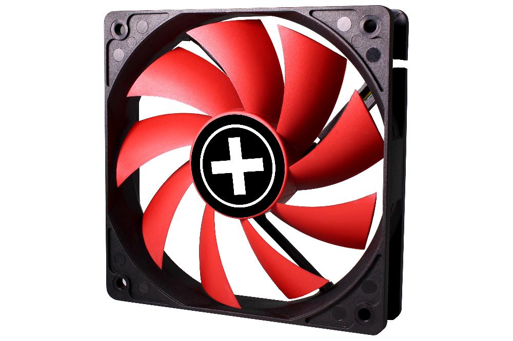 Xilence XPF120.R.PWM Case per computer Ventilatore 12 cm Nero Rosso