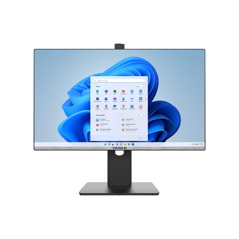 YASHI Quantum S 24 AY62425 Intel® Core™ i3 61 cm (24") 1920 x 1080 Pixel 8 GB DDR4-SDRAM 256 SSD PC All-in-one Windows 11 Pro