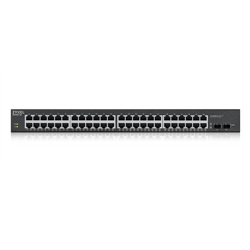 Zyxel GS1900-48HPv2 Gestito L2 Gigabit Ethernet (10/100/1000) Supporto Power over (PoE) Nero
