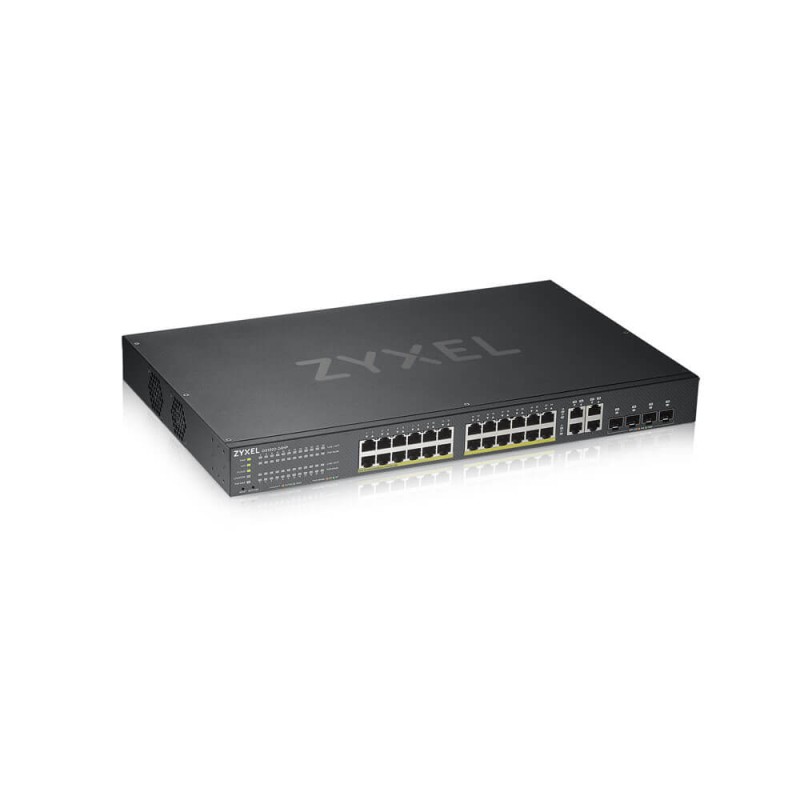 Zyxel GS1920-24HPV2 Gestito Gigabit Ethernet (10/100/1000) Supporto Power over (PoE) Nero