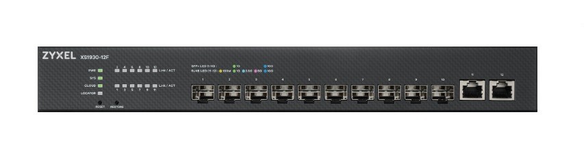 Zyxel XS1930-12F-ZZ0101F switch di rete Gestito L2/L3 Nero