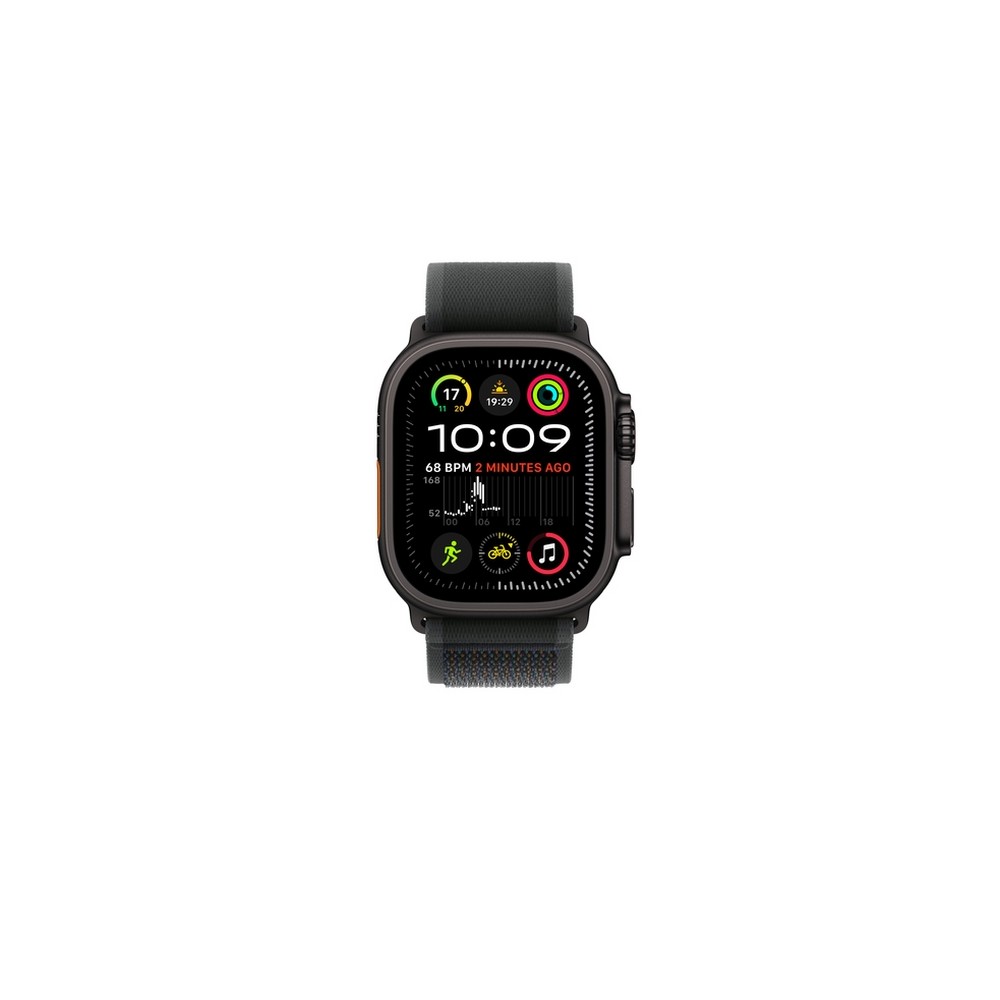 APPLE 49mm Black Trail Loop - S/M - Black Titanium Finish
