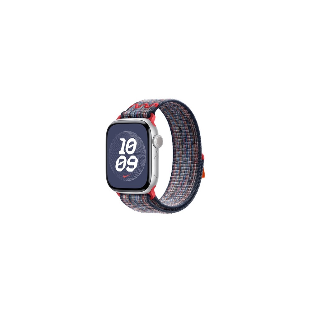 APPLE 40mm Blue/Red Nike Sport Loop