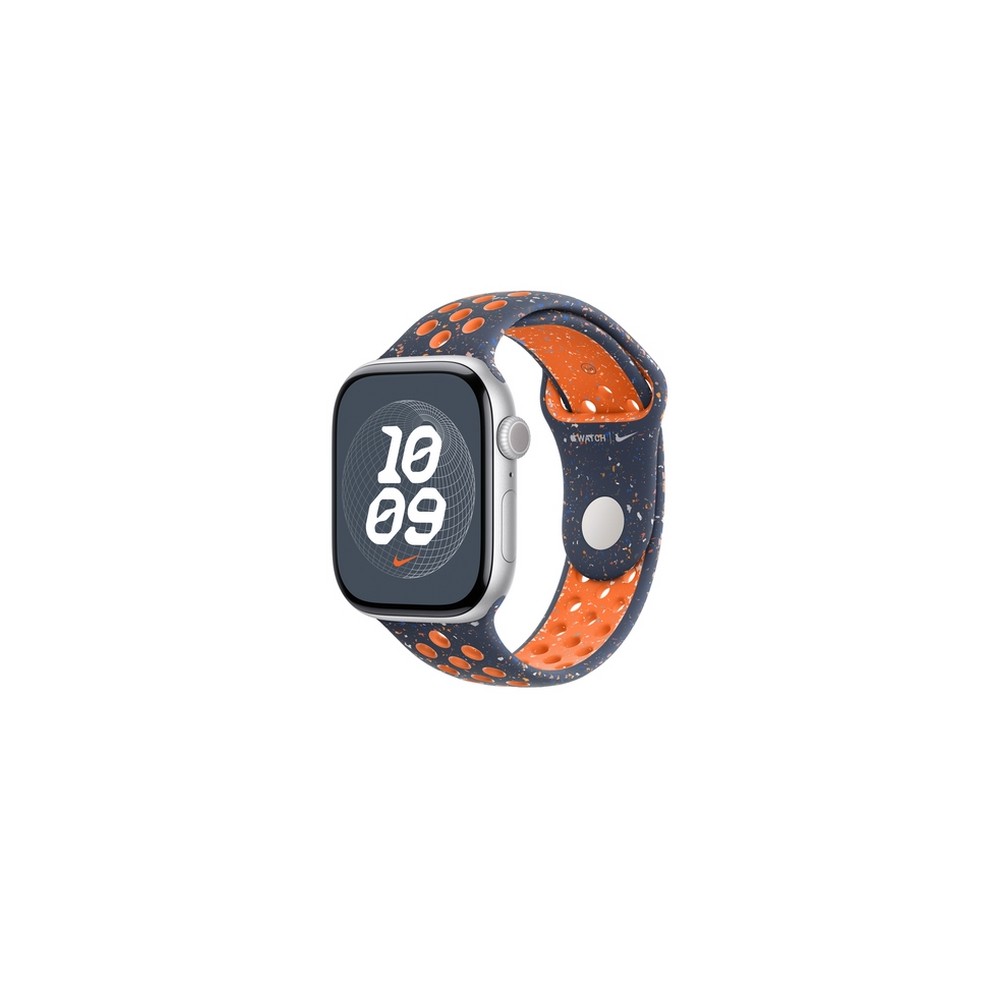 APPLE 46mm Blue Flame Nike Sport Band - S/M