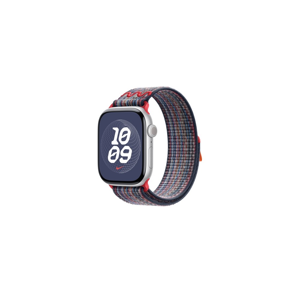 APPLE 46mm Blue/Red Nike Sport Loop