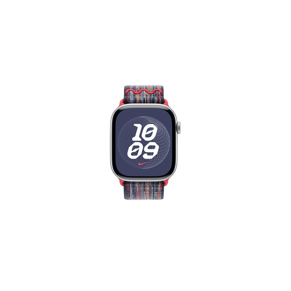 APPLE 46mm Blue/Red Nike Sport Loop