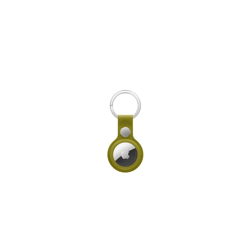 APPLE AirTag FineWoven Key Ring - Chartreuse